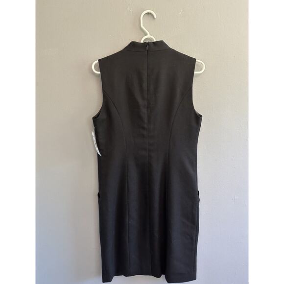 Pendleton Wool Black Sheath Dress Women’s 8 Petite NWT pockets - Picture 2 of 5